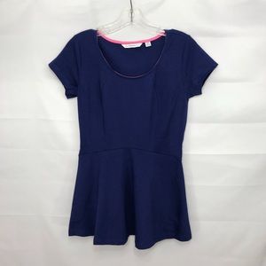 Isaac Mizrahi live blue XXS top